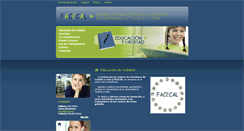 Desktop Screenshot of facecal.es