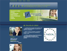 Tablet Screenshot of facecal.es